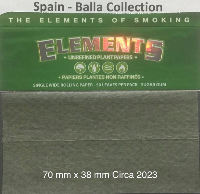Spain Elements Green 1.b 77 x 45 Unrefined Sugar Gum 50 pk Watermark Elements