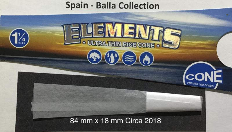 Spain Elements Rice 2.f 84 x 18 Ultra Thin Cones Watermark HBI