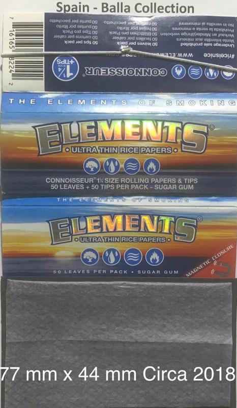 Spain Elements Rice 4.a 77 x 44 Sugar Gum Connoisseur 50 pk + Tips Watermark HBI