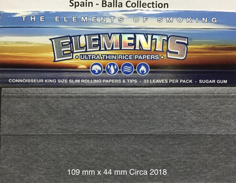 Spain Elements Rice 4.b 109 x 44 Sugar Gum Connoisseur KS 33 + Tips Watermark HBI