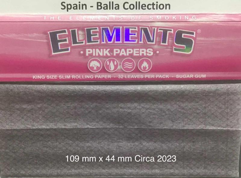 Spain Elements Rice 7.b  Pink 109 x 44 KS Slim 32 pk Watermark Elements