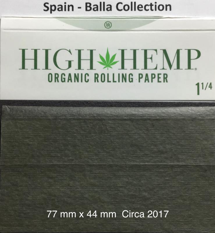 Spain High Hemp 1.b 109 x 44 Organic KS Slim 32 pk Watermark Cannibis Leaf