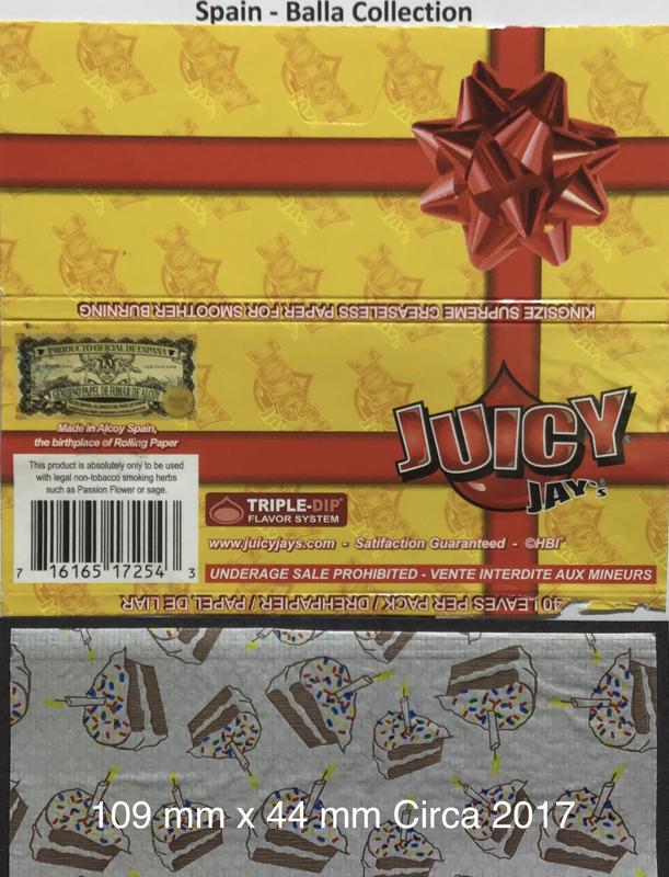 Spain Juicy Jays Birthday Cake 1.a 109 x 44 KS 40 pk