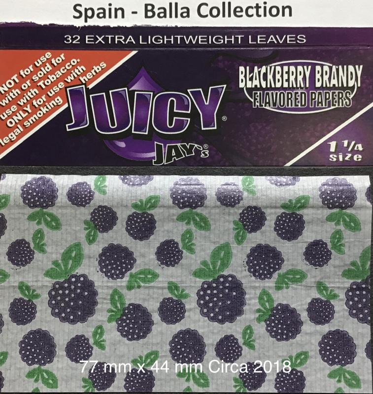 Spain Juicy Jays Blackberry Brandy 1.a 77 x 44 XL 32 pk