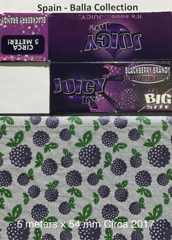 Spain Juicy Jays Blackberry Brandy 1.d 5 Mtrs x 54 Box