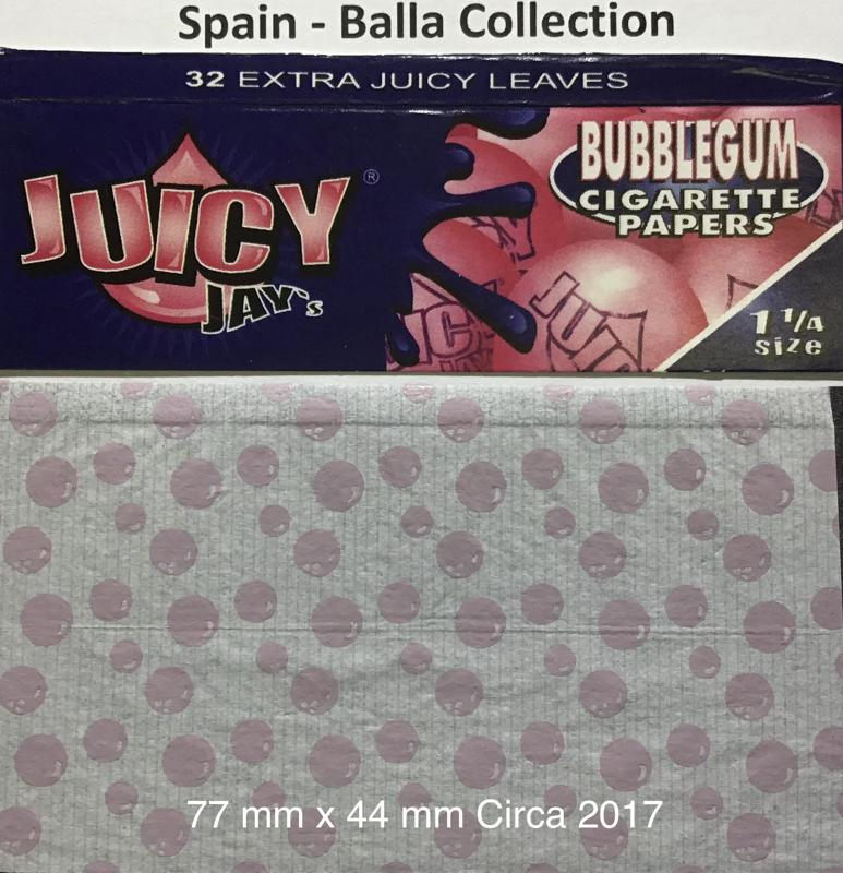Spain Juicy Jays Bubble Gum 1.a 77 x 44 XL 32 pk