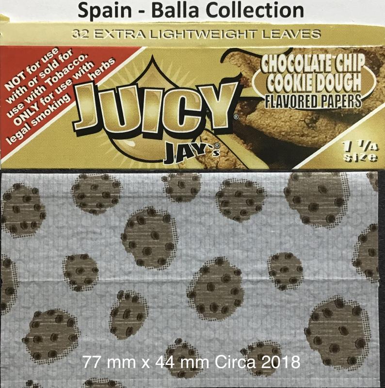 Spain Juicy Jays Chocolate Chip Cookie 1.a 77 x 44 XL 32 pk