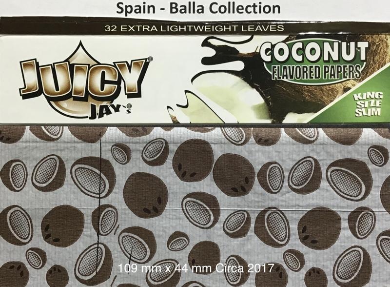 Spain Juicy Jays Coconut 1.b 109 x 44 XL KS Slim 32 pk