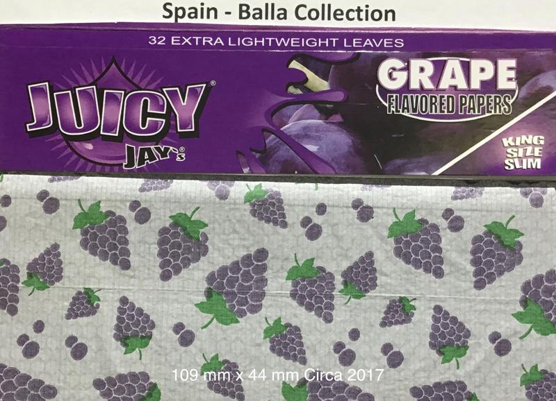 Spain Juicy Jays Grape 1.c 109 x 44 XL KS Slim 32 pk