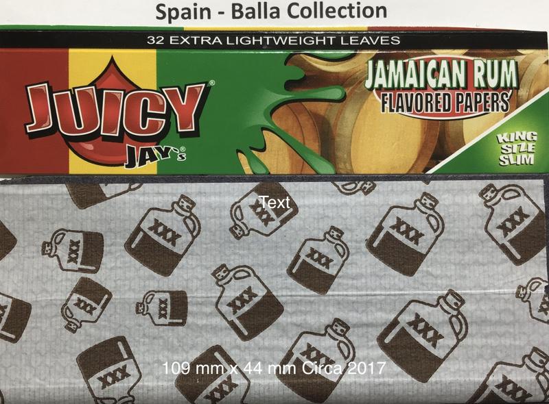 Spain Juicy Jays Jamaican Rum 1.b 109 x 44 XL KS Slim 32 pk