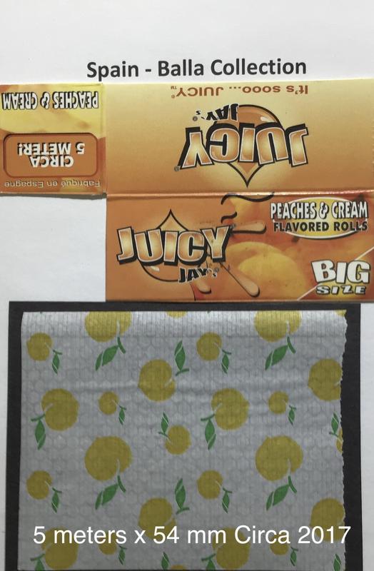 Spain Juicy Jays Peaches & Cream 1.c  5 Mtrs x 54