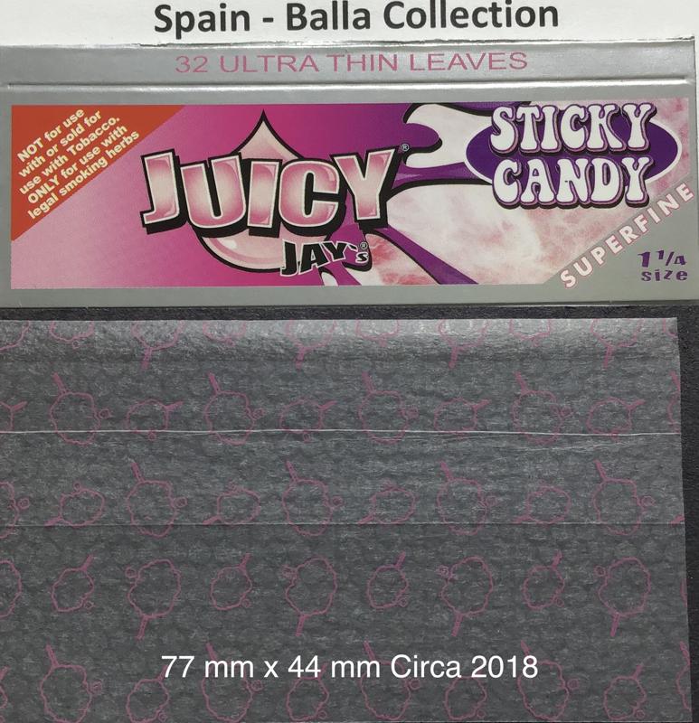 Spain Juicy Jays Sticky Candy 1.a 77 x 44 XL 32 pk