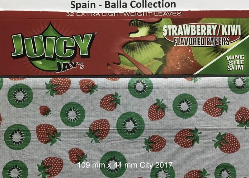 Spain Juicy Jays Strawberry Kiwi 1.b 109 x 44 XL KS Slim 32 pk