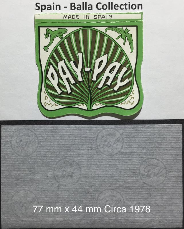 Spain Pay Pay 1.a 77 x 44 Green Watermark GOL