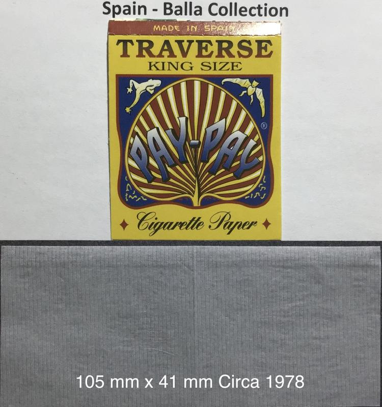 Spain Pay Pay 1.b 105 x 41 Traverse KS