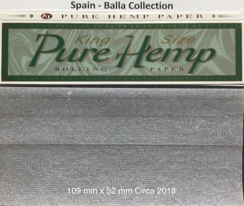Spain Pure Hemp 1.c 109 x 52 KS Watermark Pure Hemp