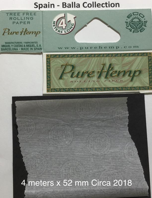 Spain Pure Hemp 1.d 4 mtrs x 52 Box Watermark Pure Hemp