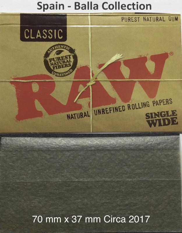 Spain Raw Classic 1.a1 - 70 x 37 Unrefined Hemp Watermarked RAW