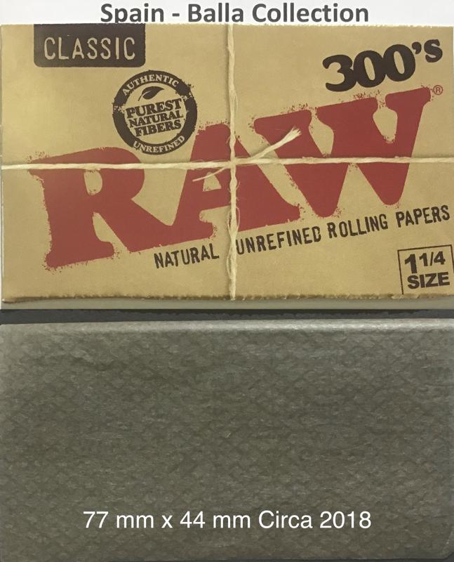 Spain Raw Classic 1.b1 - 77 x 44 Unrefined Hemp 300 pk Watermark RAW