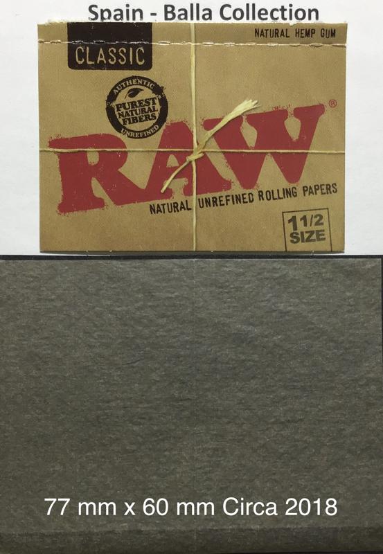 Spain Raw Classic 1.h 77 x 60 Unrefined Hemp 33 pk Watermarked RAW