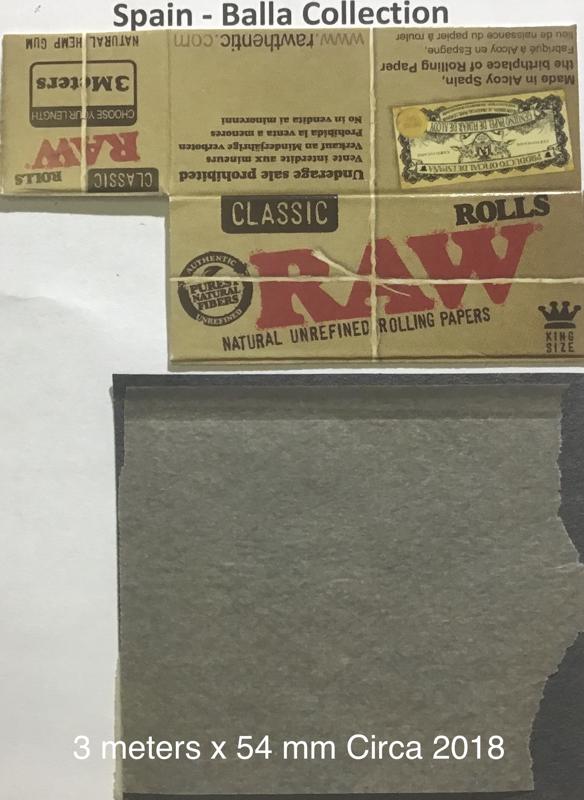 Spain Raw Classic 1.k 3 mtrs x 54 Unrefined Hemp Box Watermarked RAW