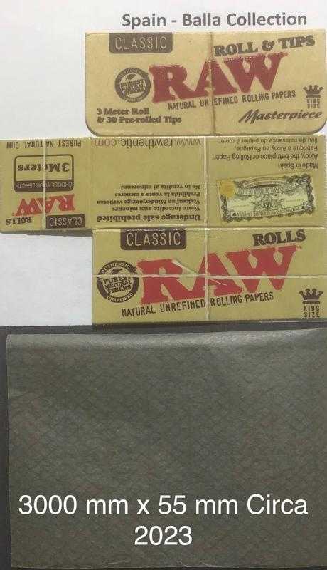 Spain Raw Classic 1.t 3 mtrs x 44 Masterpiece Box Watermark RAW