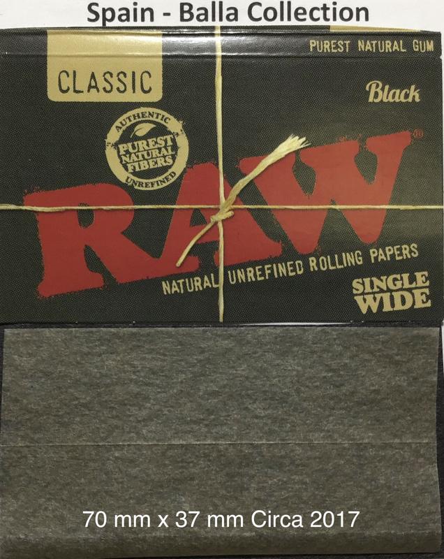 Spain Raw Classic Black 2.a 70 x 37 Unrefined Watermarked RAW