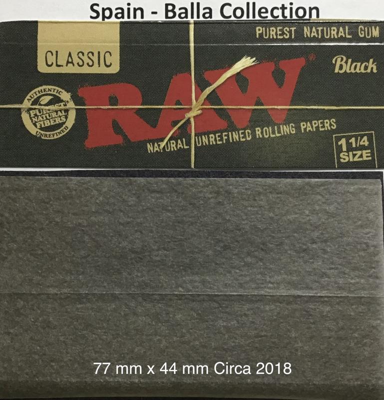 Spain Raw Classic Black 2.b 77 x 44 Unrefined Watermarked RAW