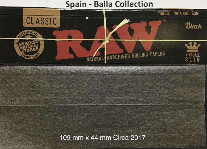 Canada Raw Classic Black Connoisseur 1.a 109 x 44 Unrefined KS Slim + Tips Watermark RAW