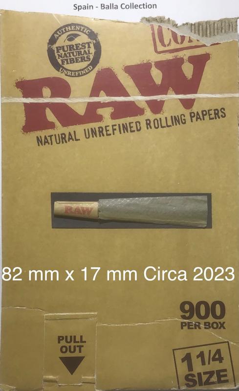 Spain Raw Natural Unrefined 1.a 82 x 17 - 900 pk Cones Watermark RAW