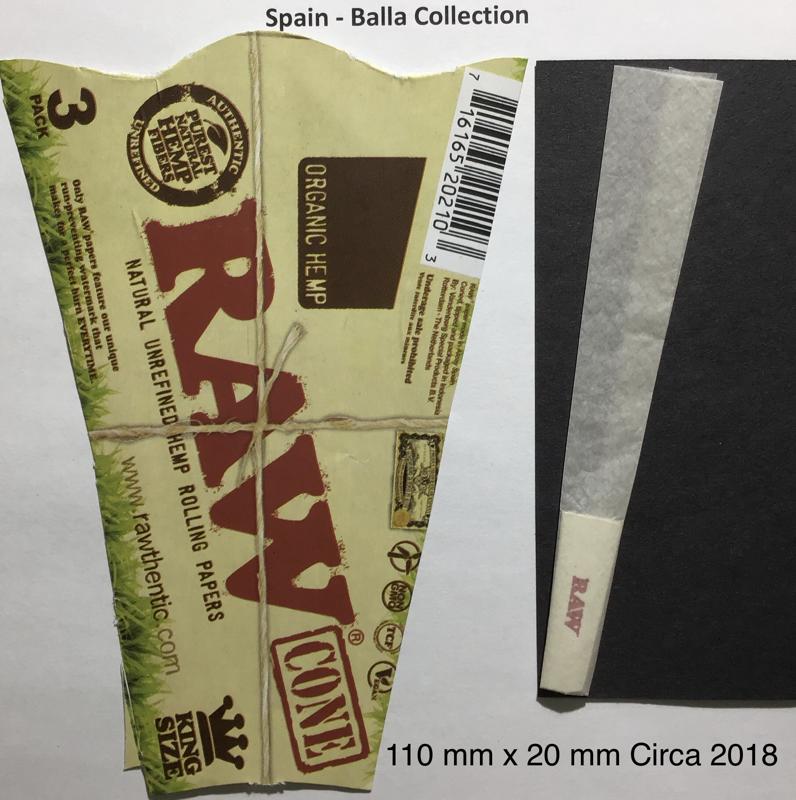 Spain Raw Organic Hemp 4.h 110 x 20 Unrefined KS Cones 3 pk