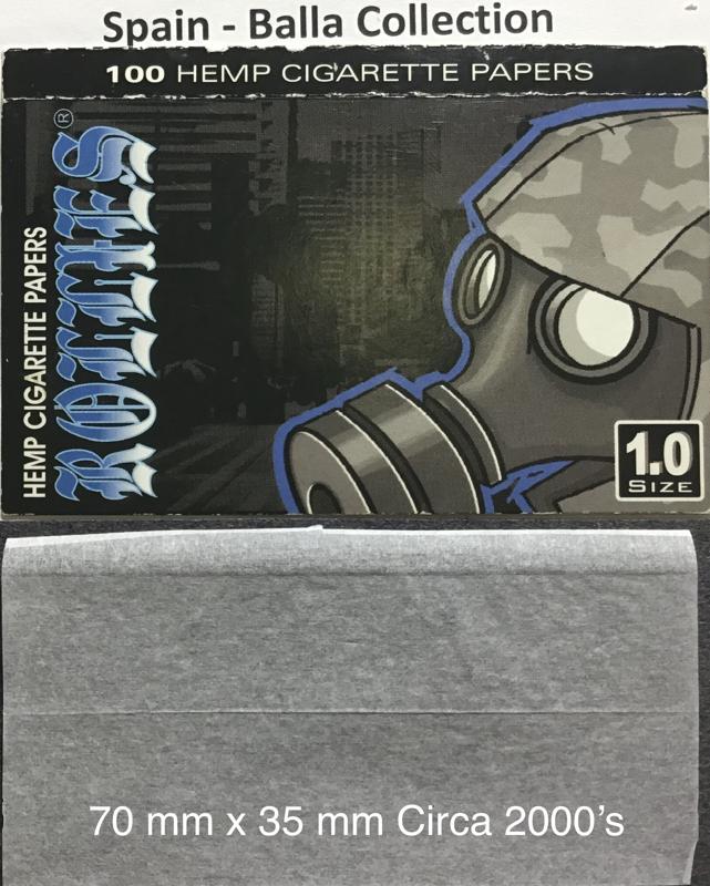 Spain Rollies Blue 1.a 70 x 35 Hemp 100 pk