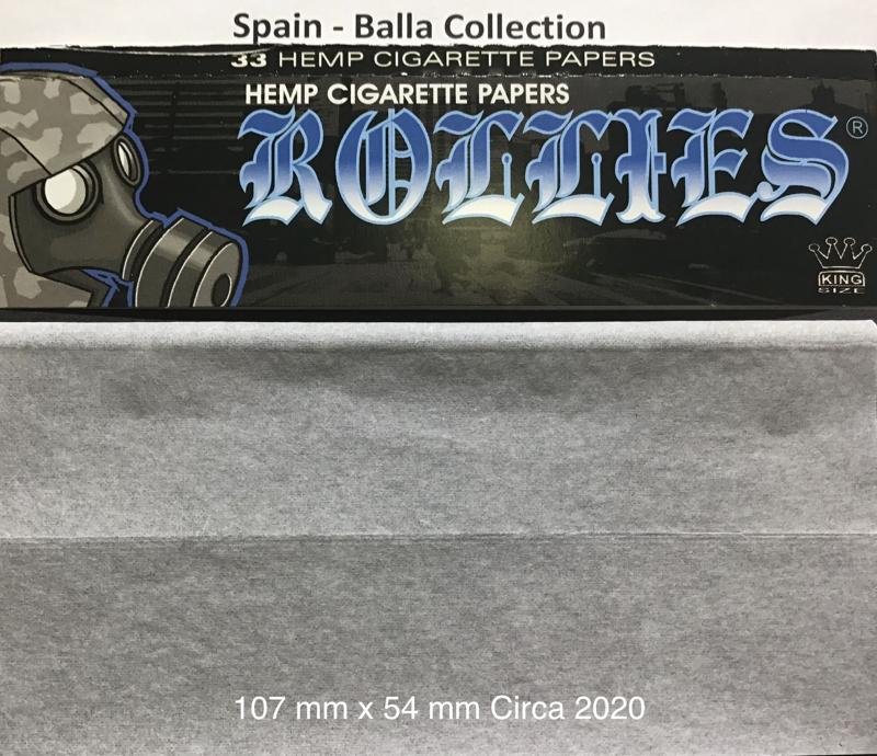 Spain Rollies Blue 1.b 107 x 54 Hemp KS 33 pk