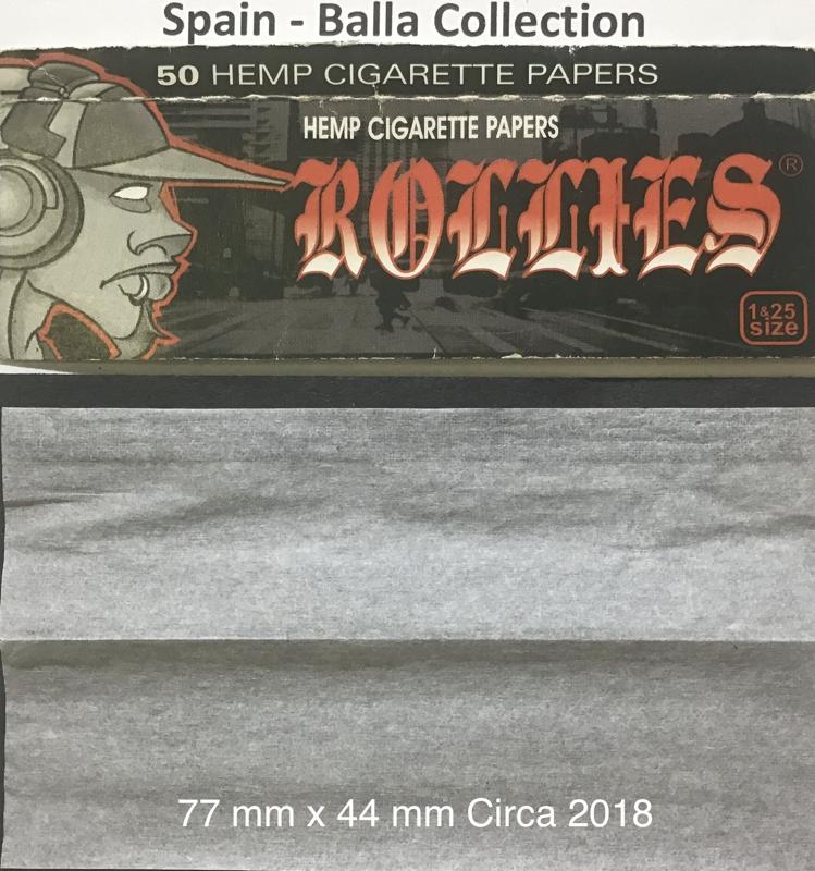 Spain Rollies Red 1.c 77 x 44 Hemp  50 pk