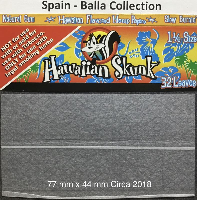 Spain Skunk 2.c Hawaiian 77 x 44 - 32 pk Watermark Skunk