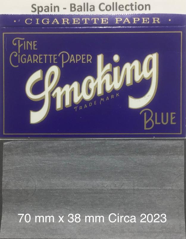 Spain Smoking Blue #119 -1.a 70 x 37 - 100 pk Watermark Arroz