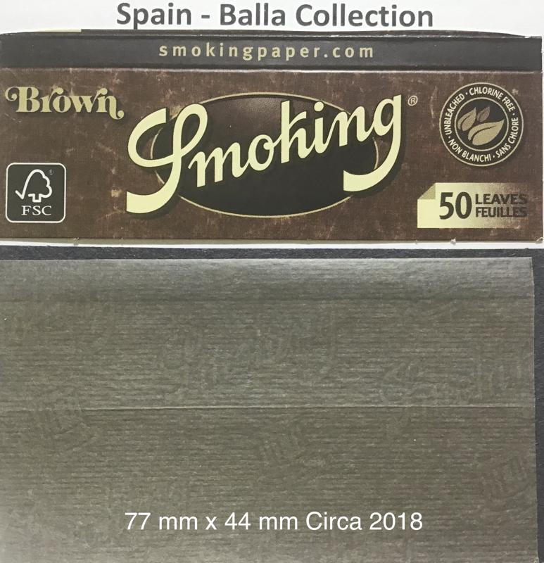 Spain Smoking Brown 1.a 77 x 44 - 50 pk Watermark Smoking