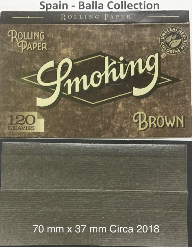 Spain Smoking Brown 1.b 70 x 37 - 120 pk Watermark Smoking