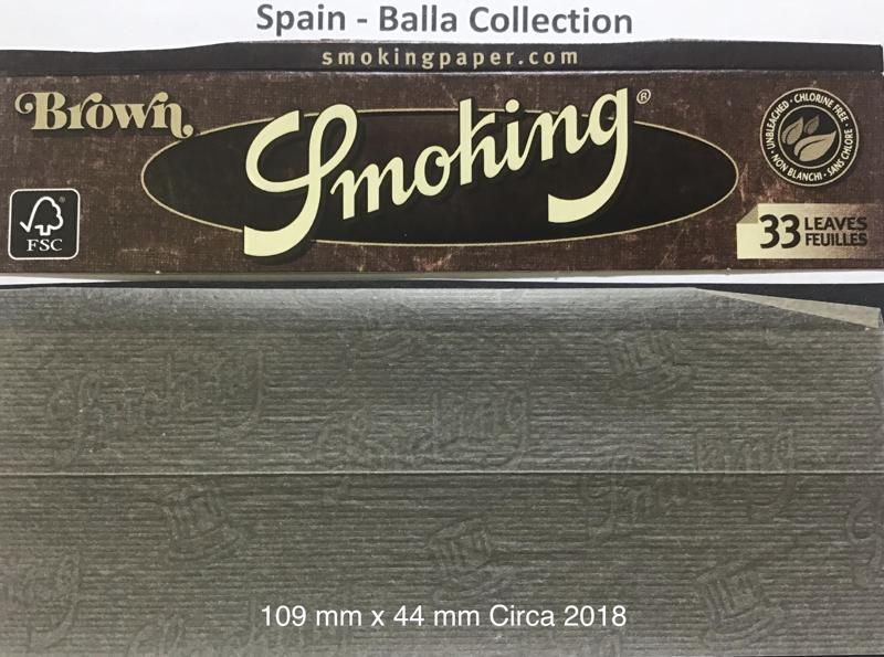 Spain Smoking Brown 1.c 109 x 44 KS 33 pk Watermark Smoking