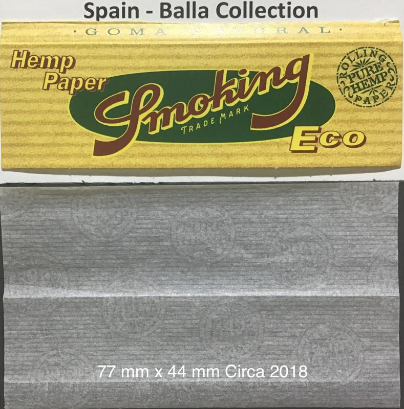 Spain Smoking Eco 1.a 77 x 44 - 50 pk Watermark Pure Hemp