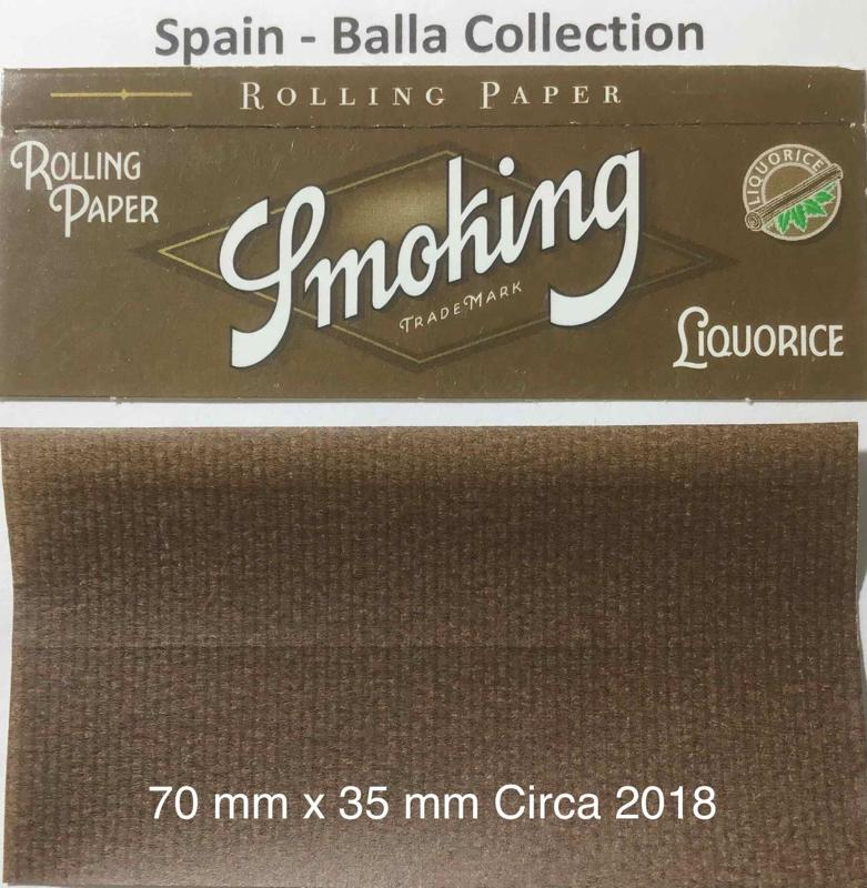 Spain Smoking Liquorice 1.a 70 x 30 - 50 pk