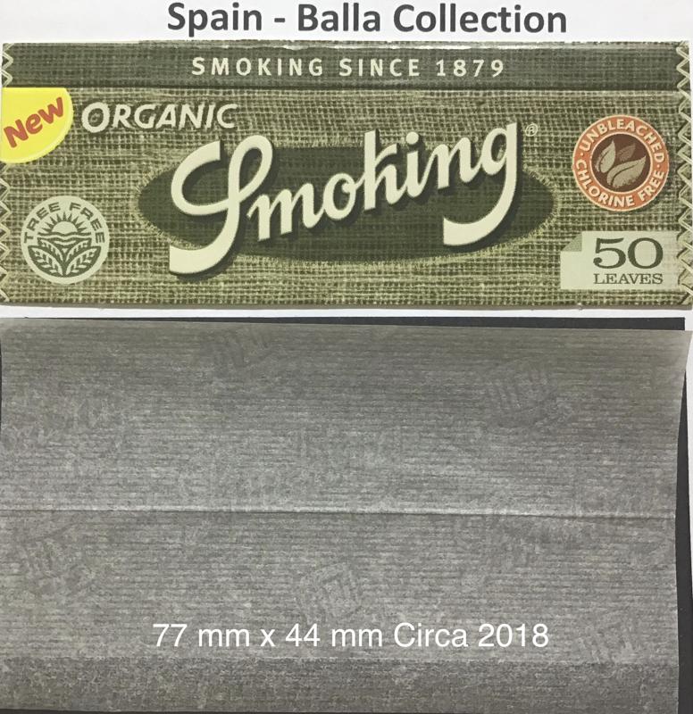 Spain Smoking Organic 1.a 77 x 44 Unbleached 50 pk Watermark Smoking