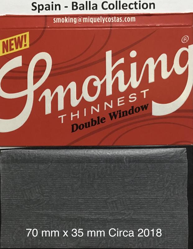 Spain Smoking Red 1.a 70 x 35 Thinnest Double Watermark Smoking