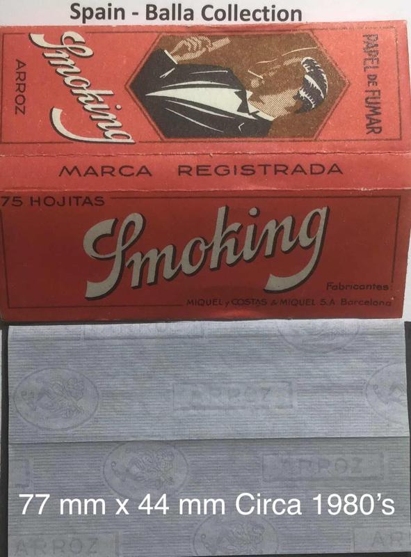 Spain Smoking Red 1.g 77 x 44 - 75 pk Watermark Arroz