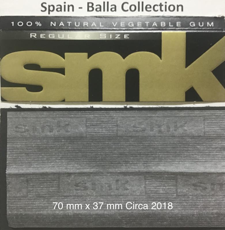 Spain Smoking SMK Black 1.a 70 x 37 - 50 pk Watermark SMK