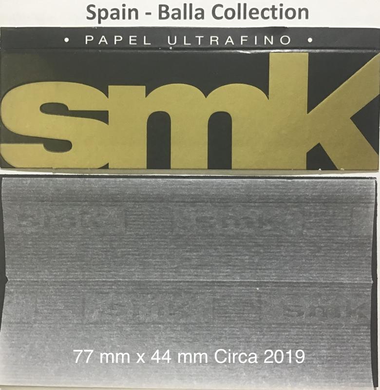 Spain Smoking SMK Black 1.b 77 x 44 - 50 pk Watermark SMK