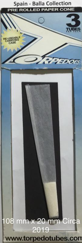 Spain Torpedo Tubes 1.a 108 x 20 Cones 3 pk