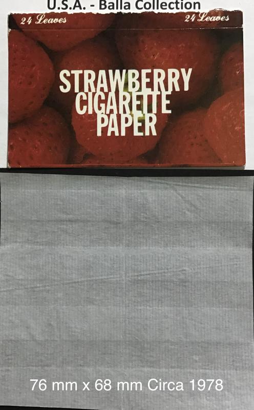 Taiwan Cigarette Paper Strawberry 1.c 76 x 68 - 24 pk