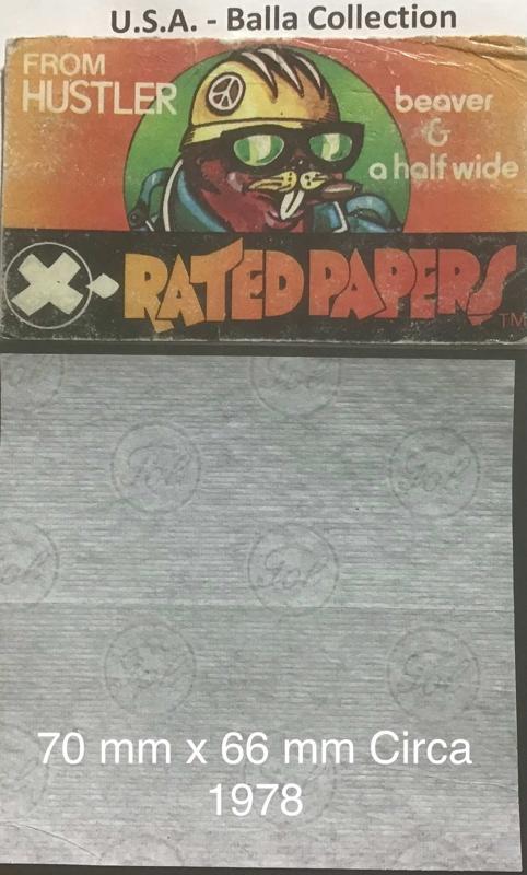 USA Hustler 1.a 70 x 66  X-rated Watermark GOL 24 pk