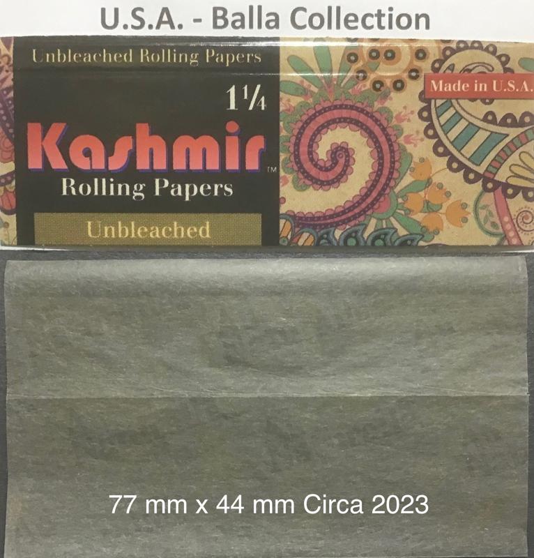 USA Kashmir 3.a Unbleached 77 x 44 - 32 pk + Tips Watermark Au Naturalle